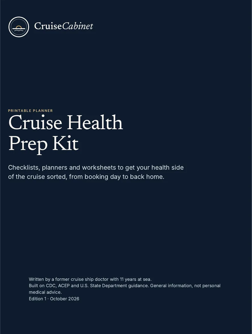 Cover of the Cruise Health Prep Kit